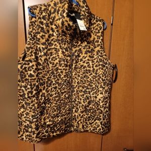 NWT Cato super lightweight animal print Vest.